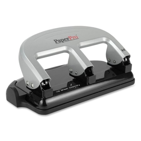 ACCENTRA ACCENTRA INC. ACI2240 3- Hole Punch  Traditional  40 Sheet Capacity  Black- Silver ACI2240